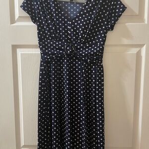 Forever 21 Blue Flutter Sleeve Sundress